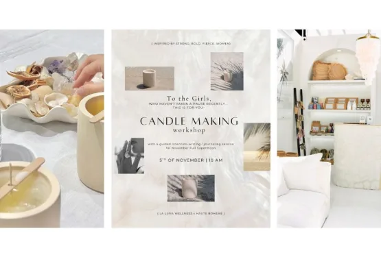 hb candle making poster x